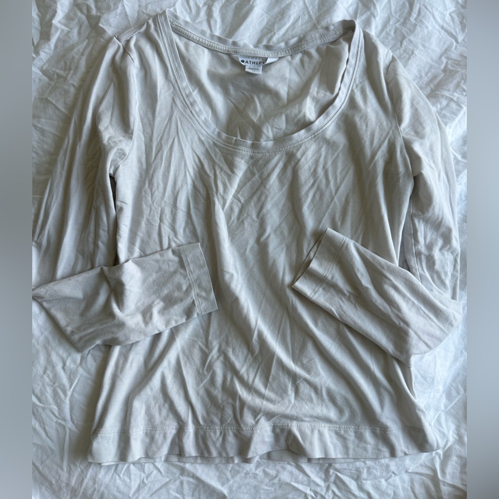 Athleta White Long Sleeve